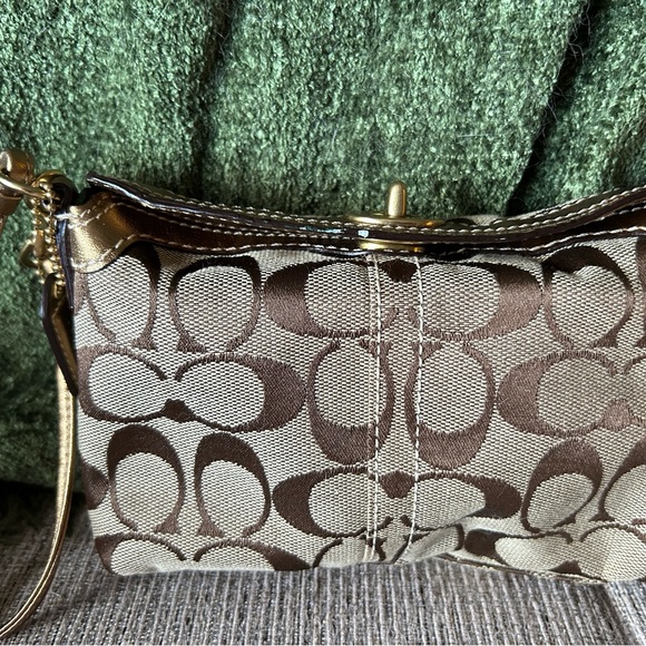 Coach gold evening bag - Picture 4 of 5